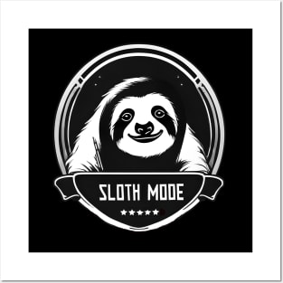 Sloth Mode Serenity Logo Posters and Art